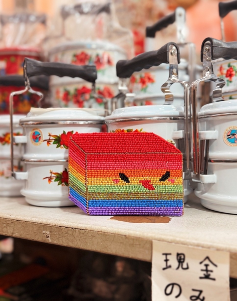 Rainbow Kueh Beaded Card Purse (Launching on 24th Jan at CNY Open Studio)