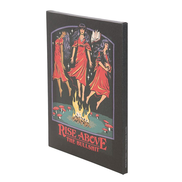 Rise Above the Bullshit Canvas Poster