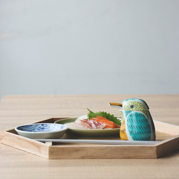 Soy Sauce Dispenser - Blue Kingfisher