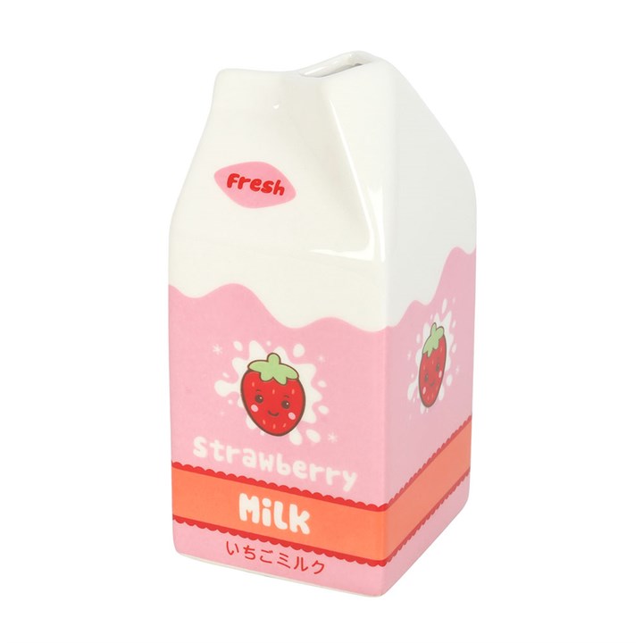Strawberry Milk Carton Flower Vase – heyhappypuff