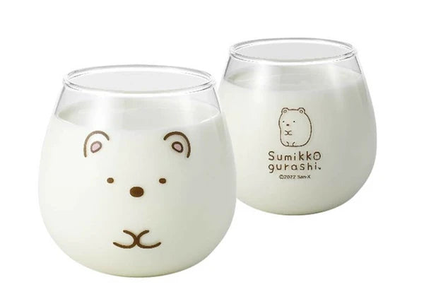 Character Rounded Bottom Glass Cup