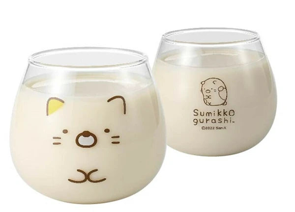 Character Rounded Bottom Glass Cup