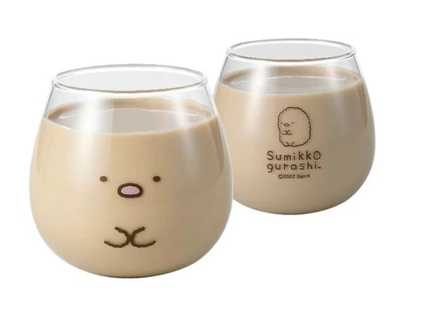 Character Rounded Bottom Glass Cup