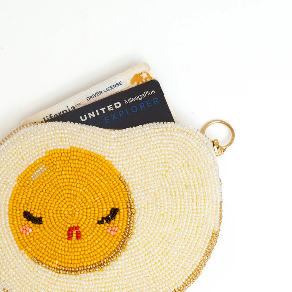 Sunny Egg Beaded Card Purse (Launching on 24th Jan at CNY Open Studio)