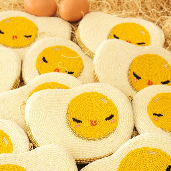 Sunny Egg Beaded Card Purse (Launching on 24th Jan at CNY Open Studio)
