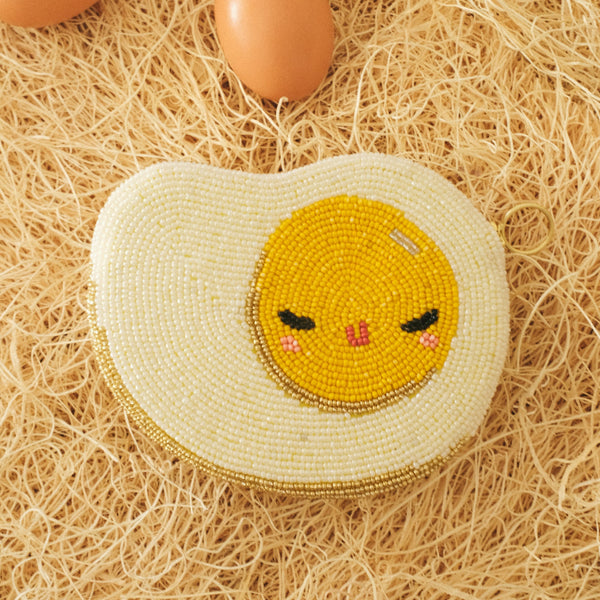 Sunny Egg Beaded Card Purse (Launching on 24th Jan at CNY Open Studio)
