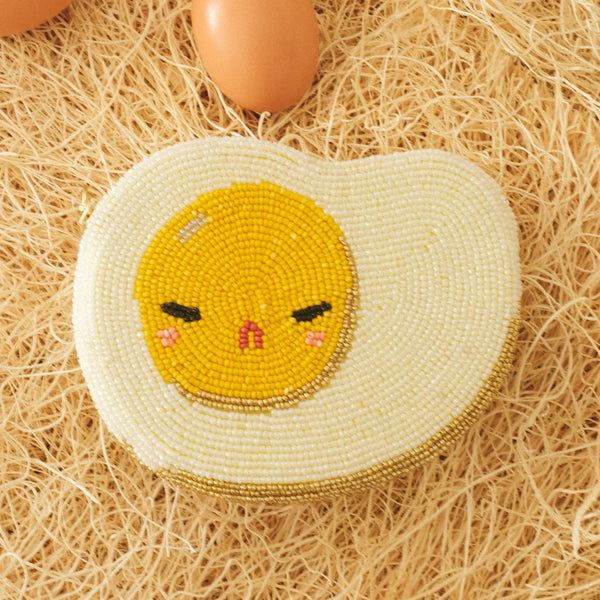 Sunny Egg Beaded Card Purse (Launching on 24th Jan at CNY Open Studio)