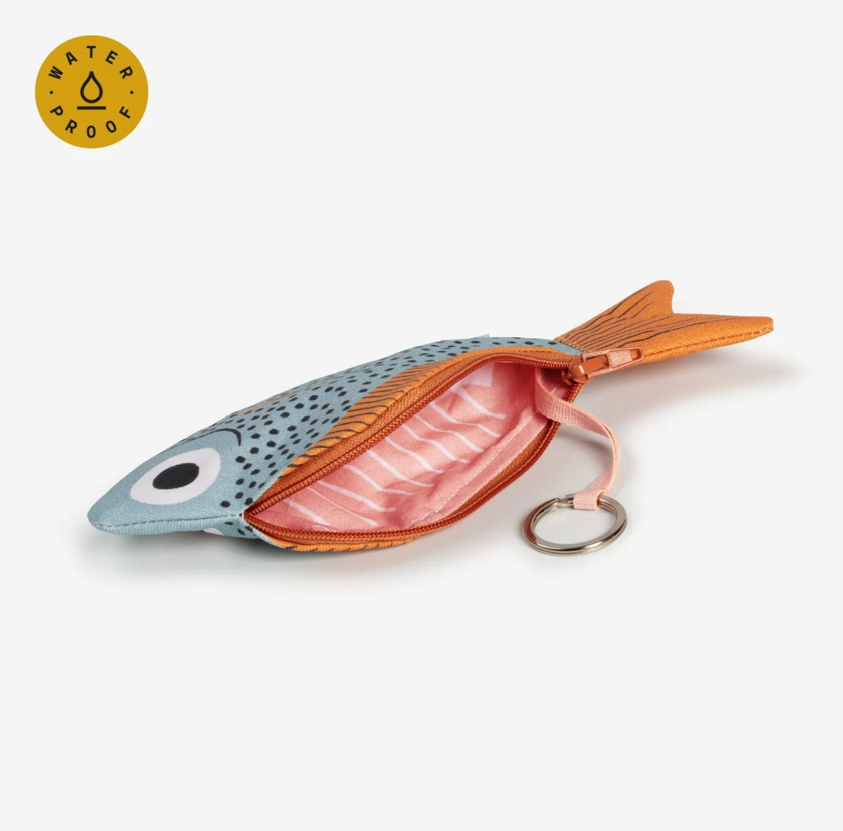 Sweeper Fish Purse / Keychain - Aqua