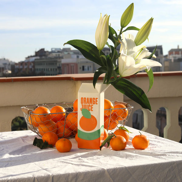 (SECONDS SALE) Orange Juice Vase