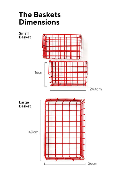 (BACKORDER) The Baskets in Poppy
