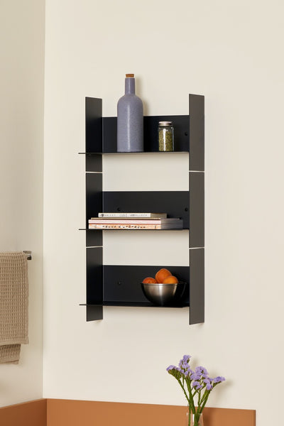 (PRE-ORDER) PLI Steel Wall Shelf (Black)