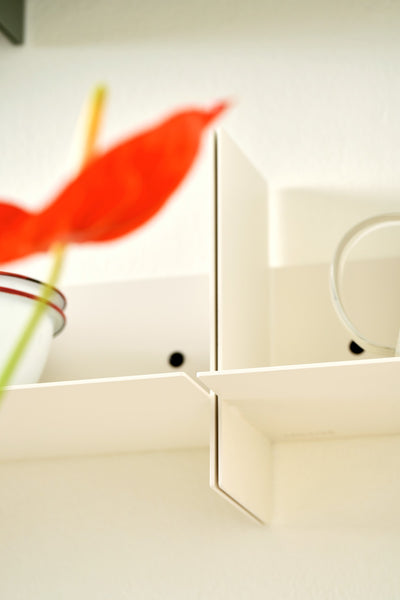 (PRE-ORDER) PLI Steel Wall Shelf (Cream White)