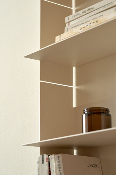 (PRE-ORDER) PLI Steel Wall Shelf (Cream White)
