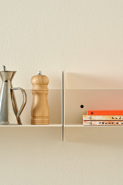 (PRE-ORDER) PLI Steel Wall Shelf (Cream White)