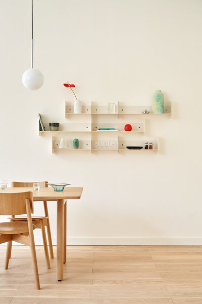(PRE-ORDER) PLI Steel Wall Shelf (Cream White)