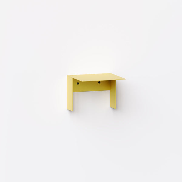 (PRE-ORDER) PLI Steel Floating Wall Shelf (Yellow Naples)