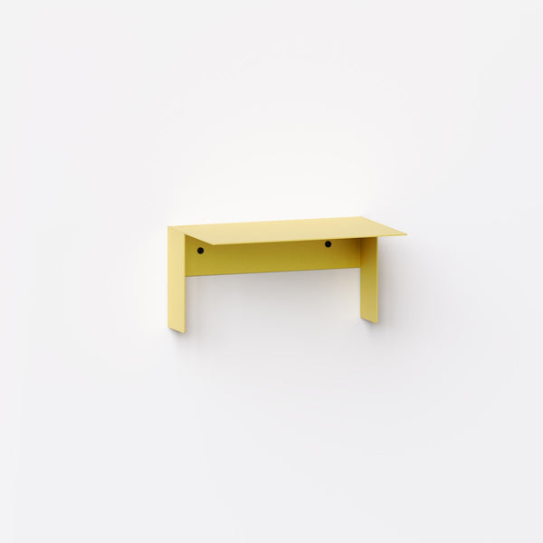 (PRE-ORDER) PLI Steel Floating Wall Shelf (Yellow Naples)
