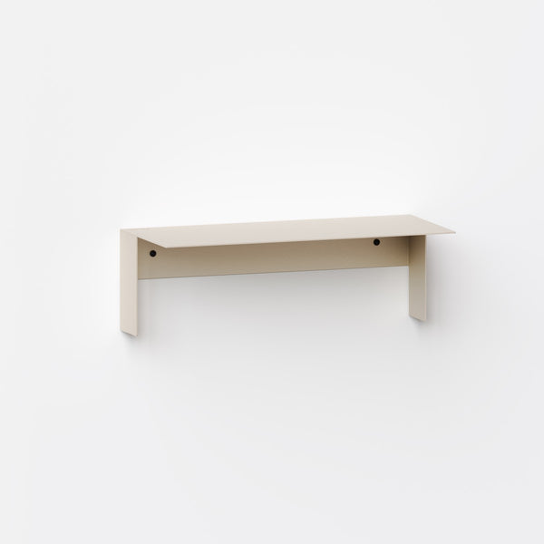 (PRE-ORDER) PLI Steel Floating Wall Shelf (Cream White)