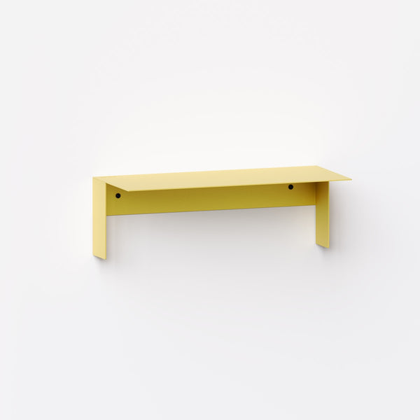 (PRE-ORDER) PLI Steel Floating Wall Shelf (Yellow Naples)