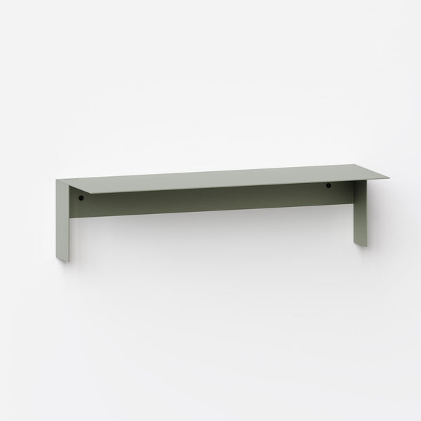 (PRE-ORDER) PLI Steel Floating Wall Shelf (Eucalyptus Grey)