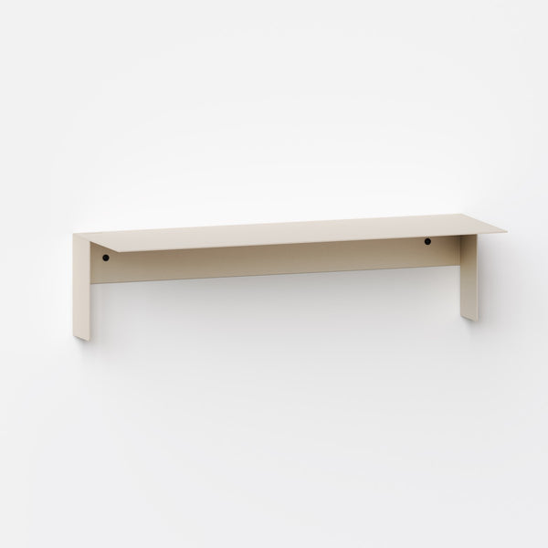 (PRE-ORDER) PLI Steel Floating Wall Shelf (Cream White)