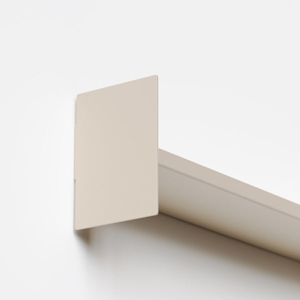 (PRE-ORDER) PLI Steel Slim Wall Shelf (Cream White)