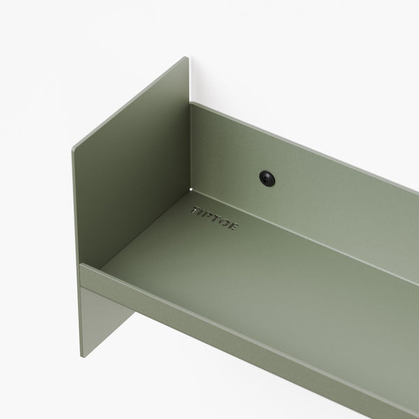 (PRE-ORDER) PLI Steel Slim Wall Shelf (Eucalyptus Grey)