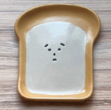 Toast Ceramic Plate (Small / Large)