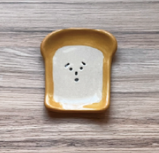 Toast Ceramic Plate (Small / Large)