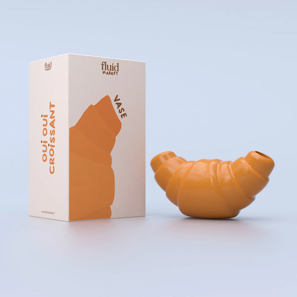 (SECONDS SALE) Croissant Vase