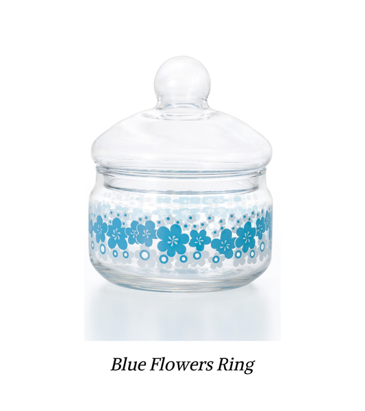 Aderia Retro Glass Jar with Glass Lid