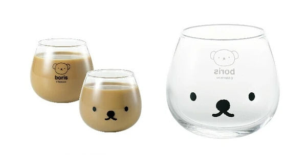 Character Rounded Bottom Glass Cup