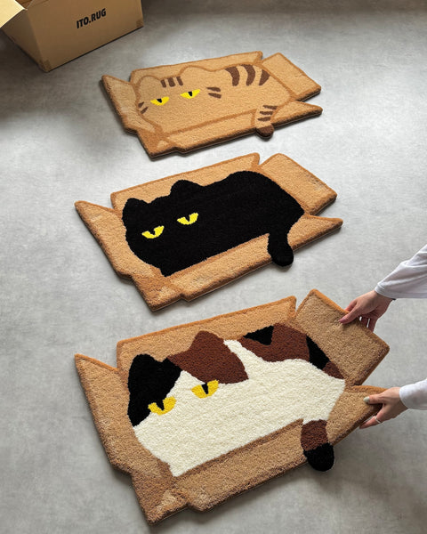 (PRE-ORDER) Box Cat Rug L