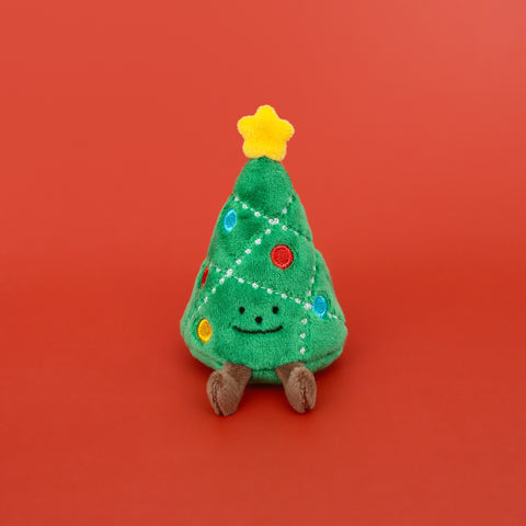 Christmas Tree Plush Keyring
