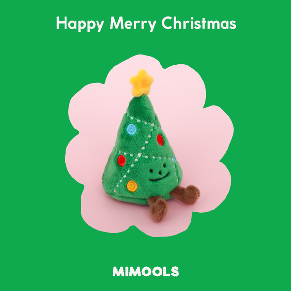 Christmas Tree Plush Keyring