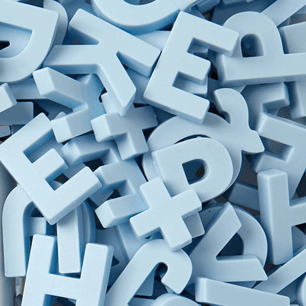 Alphabet Magnets in Sky