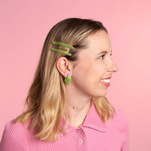 Asparagus Hair Clip