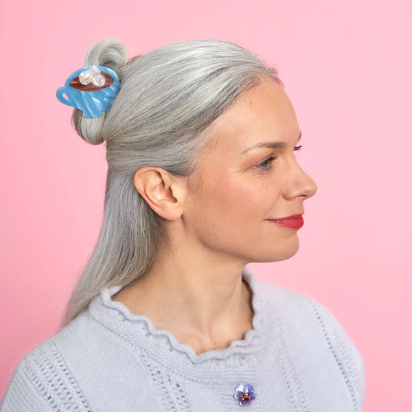 Hot Chocolate Hair Claw
