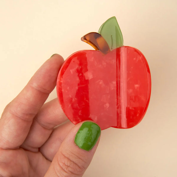 Apple Hair Claw