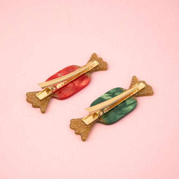 Christmas Candies Hair Clip Set - Available in Boutiques