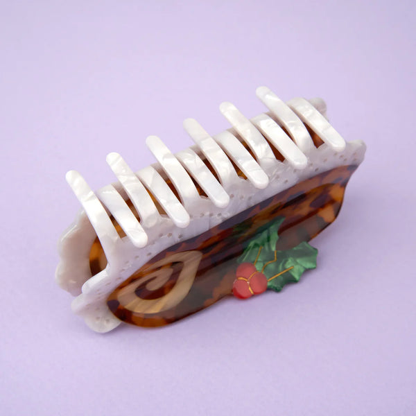 Christmas Log Hair Claw - Available in Boutiques