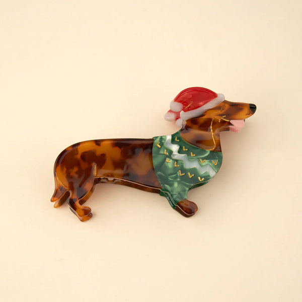 Chilly Dachshund Hair Claw - Available in Boutiques