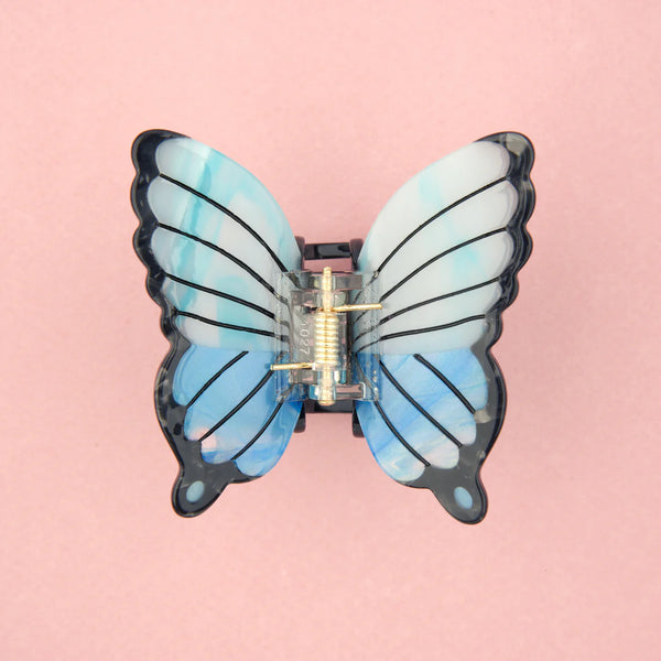 Blue Butterfly Hair Claw