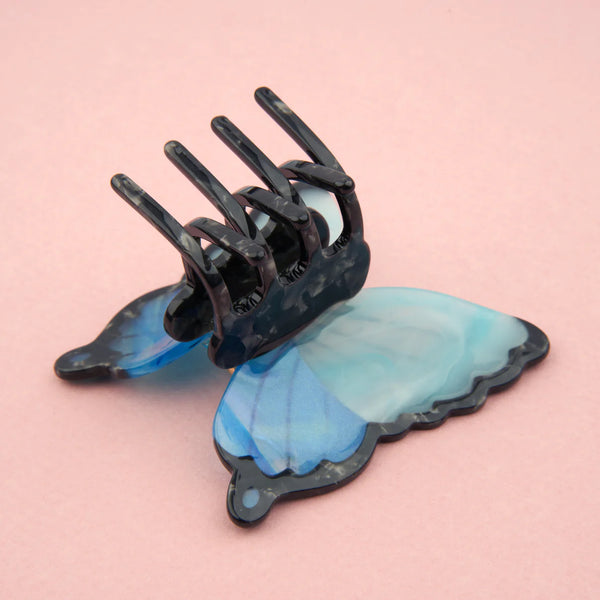 Blue Butterfly Hair Claw