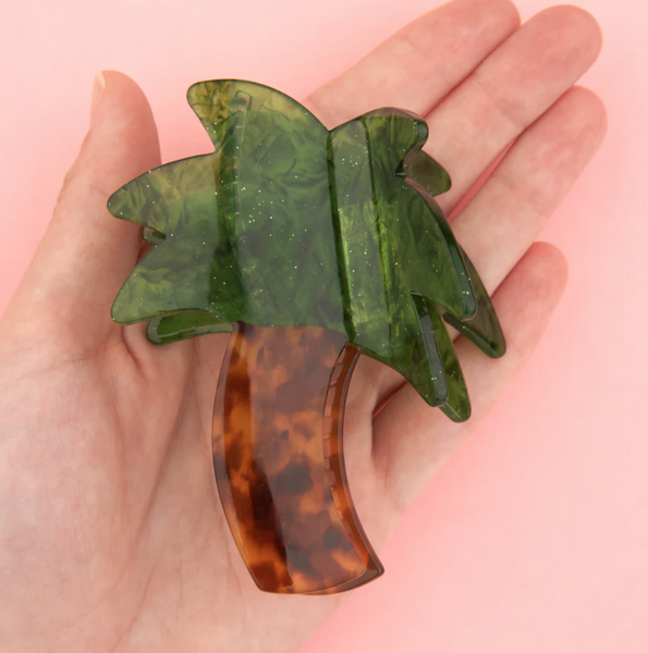 Palm Tree Hair Claw