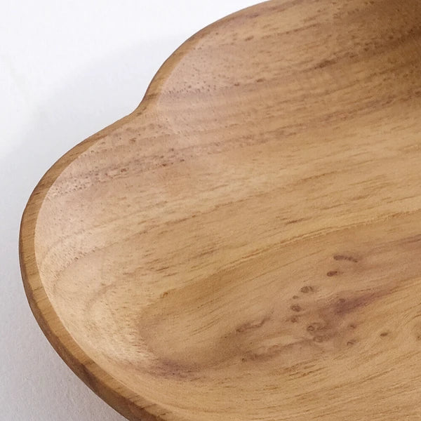 (PRE-ORDER) Bud-shaped Oval Wooden Plate