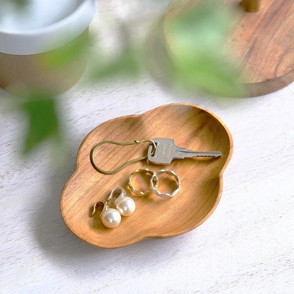 (PRE-ORDER) Bud-shaped Oval Wooden Plate