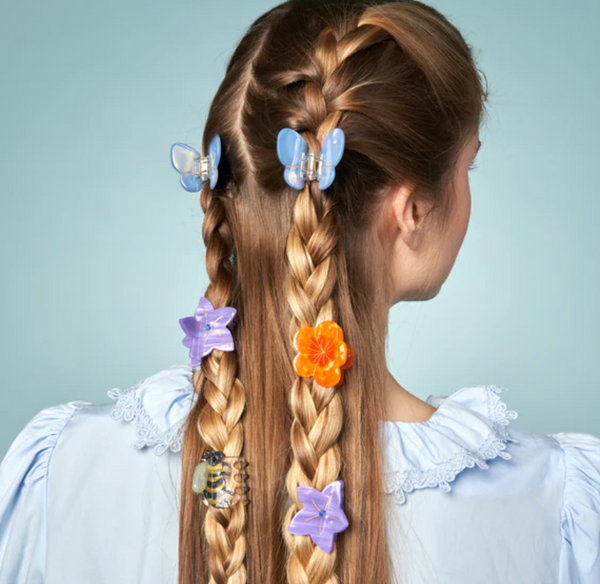 Lavender Butterfly Mini Claw