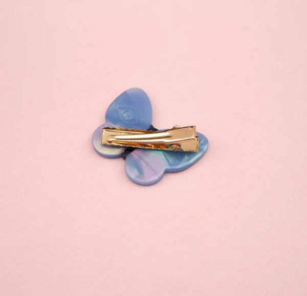 Lavender Butterfly Hair Clip