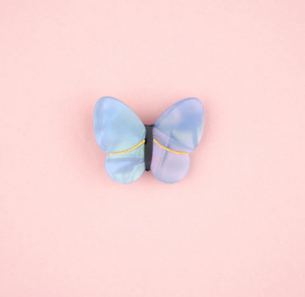 Lavender Butterfly Hair Clip